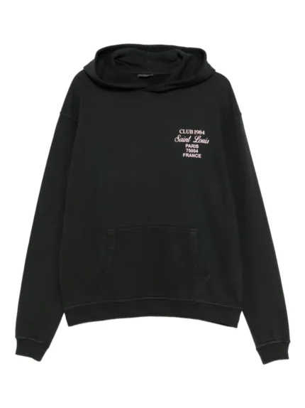 CLUB 1984 Rue Amore script hoodie