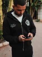 CLB Zipped Hoodie - Black - Image 5