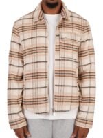 Club Checked Jacket - Beige