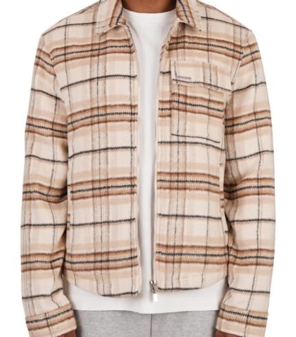 Club Checked Jacket - Beige