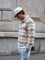 Club Checked Jacket - Beige - Image 4