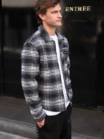 Club Checked Jacket - Black - Image 4