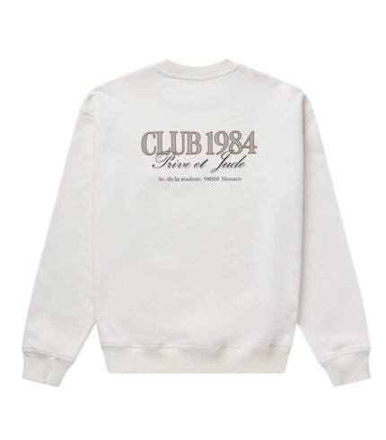 Prive et Jude Sweatshirt - Off White – CLUB 1984