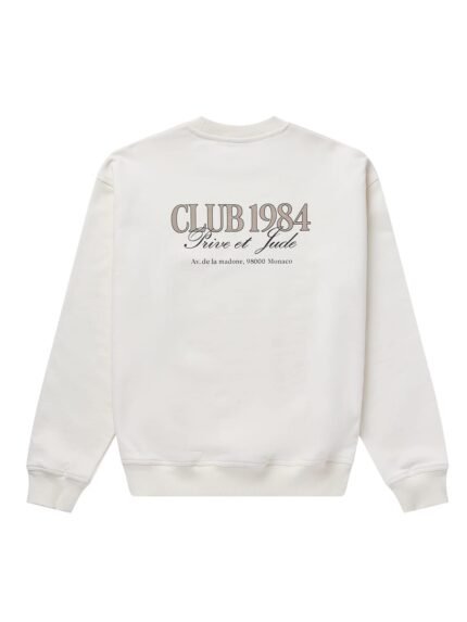 Prive et Jude Sweatshirt - Off White – CLUB 1984