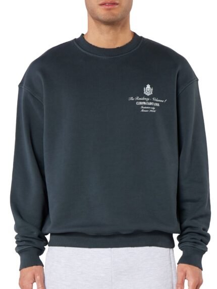 Residency Distressed Sweatshirt - Washed Grey