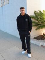 Residency Polo Sweatshirt - Black - Image 4