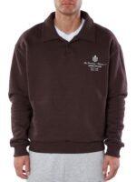 Residency Polo Sweatshirt - Coffee
